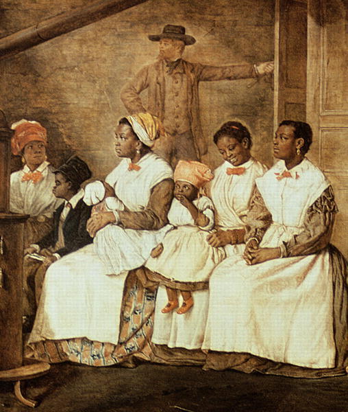 Slave Market Eyre Crowe oil painting 1