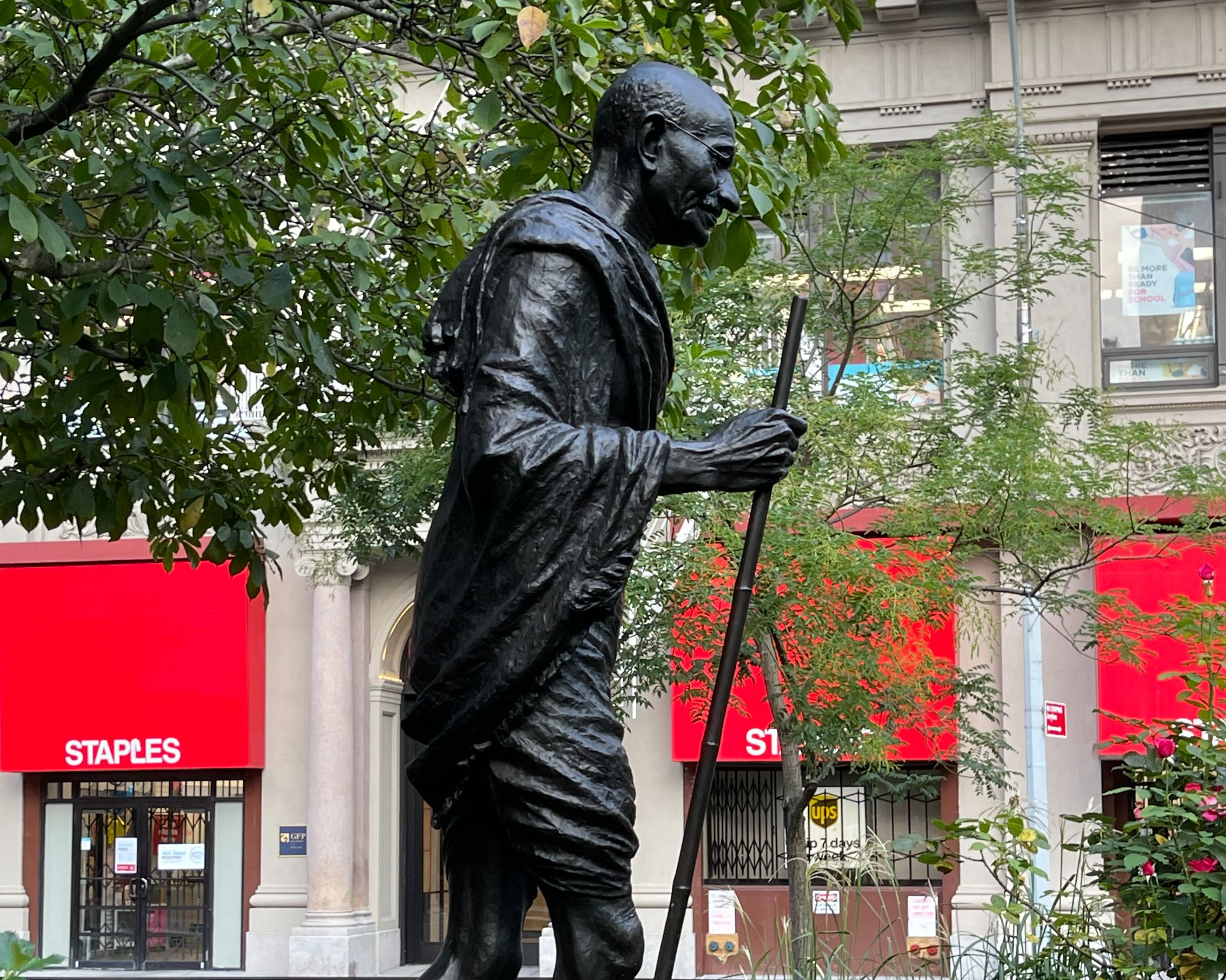 Statue of Mohandas Gandhi