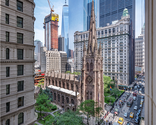 Trinity Church held the title of tallest building in the United States until 1869