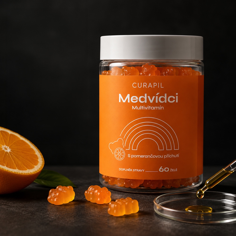 Medvídci Multivitamín Curapil — česká výroba