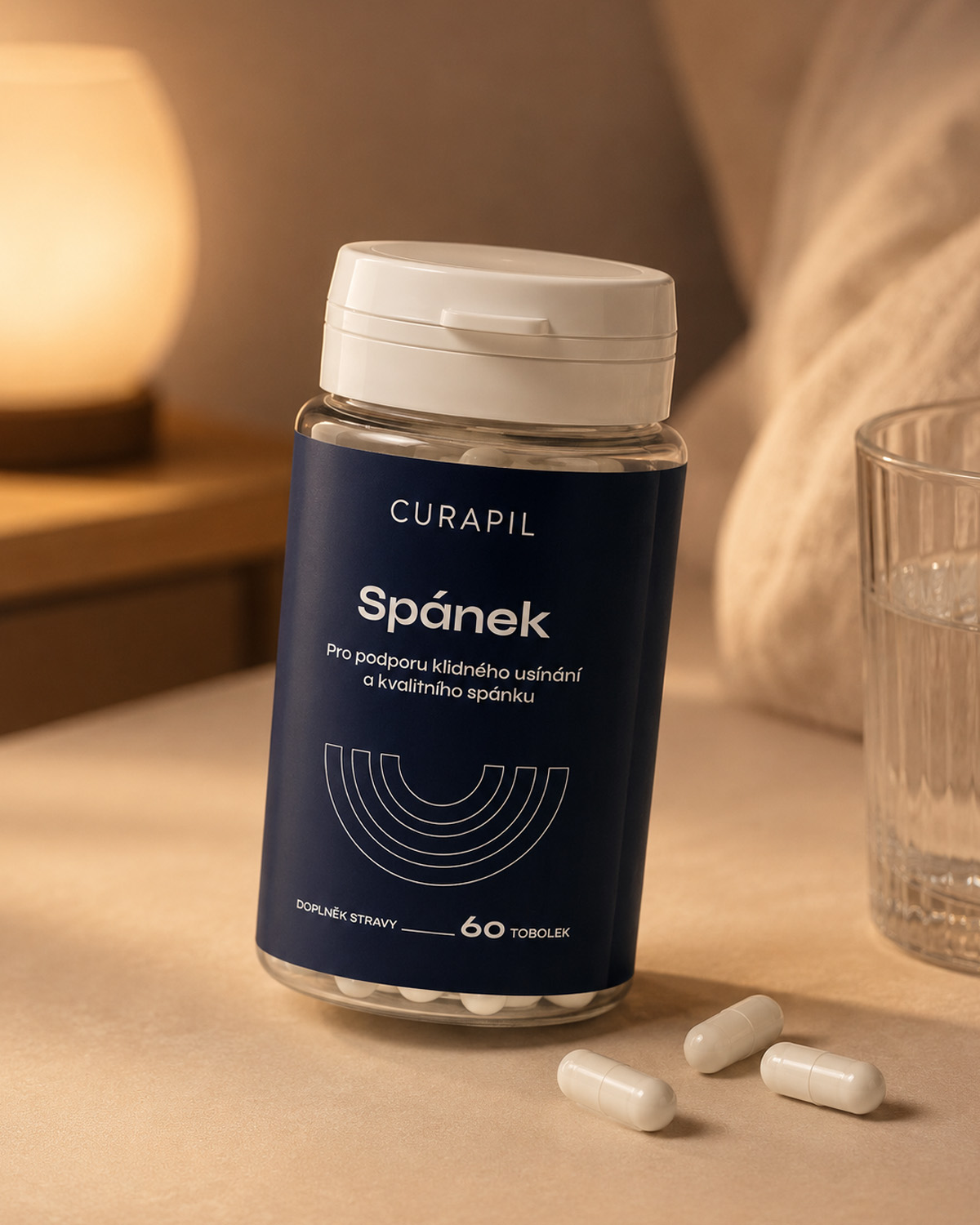 Spánek Curapil — přírodní pomoc pro klidnější usínání