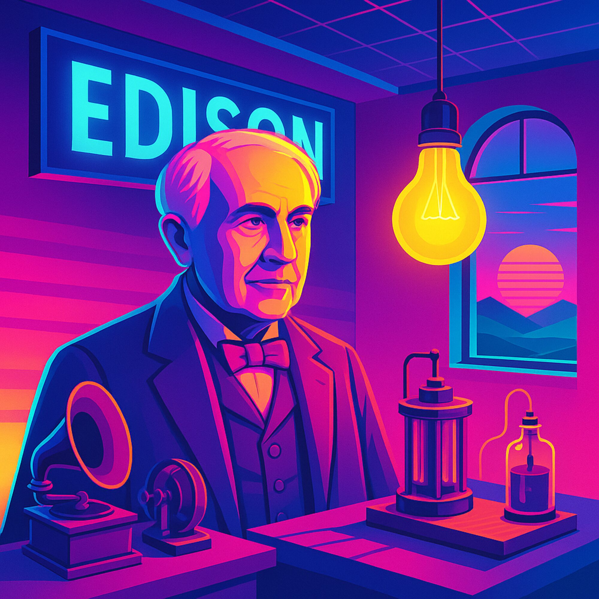 Thomas Edison: Mastermind of invention who turned sparks of genius into the light of the modern world. episode artwork