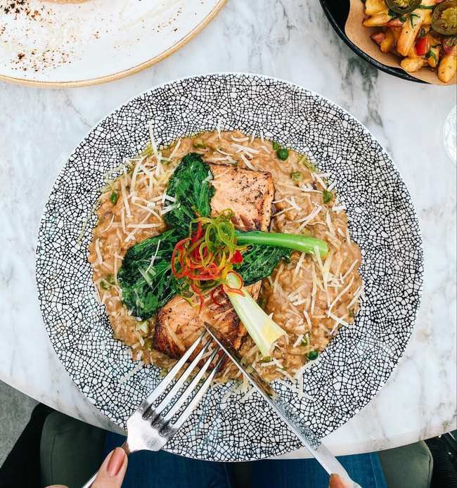 Salmon Risotto