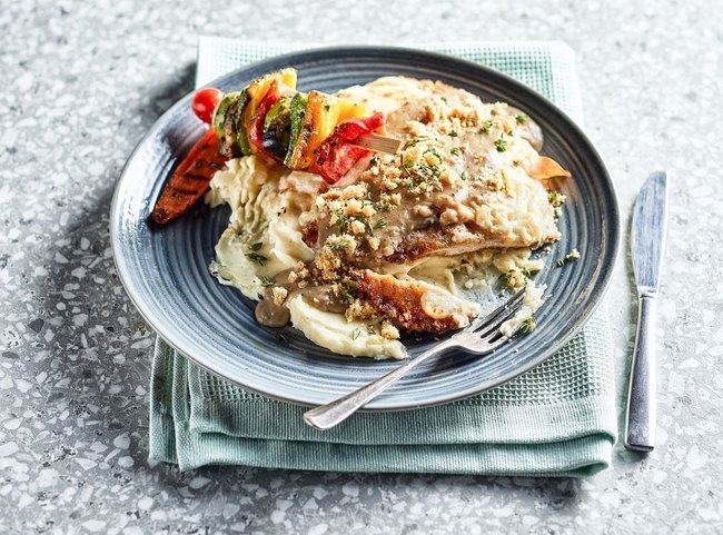 Schnitzel Gratin
