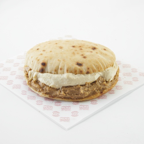 Foul Hummus Sandwich