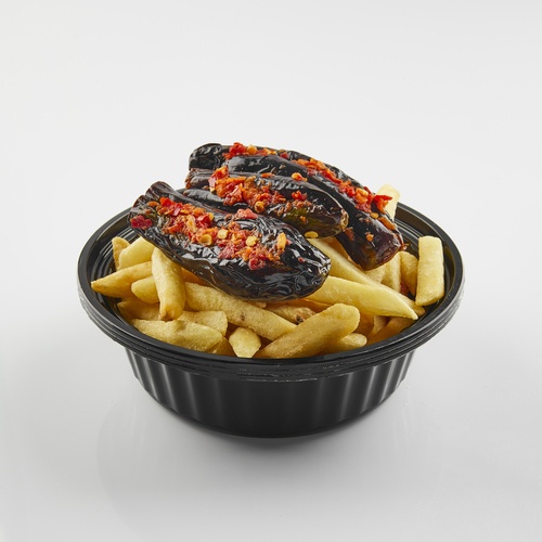 Fries Eggplant Plate