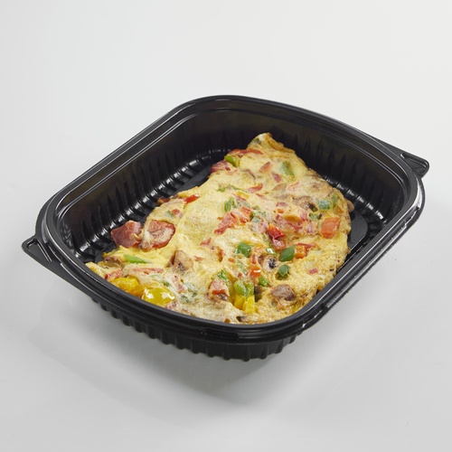 Omelette Vegetables Plate