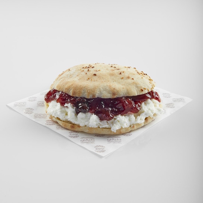 Jam With Cream Sandwich