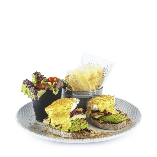 Basterma Avocado Benedict