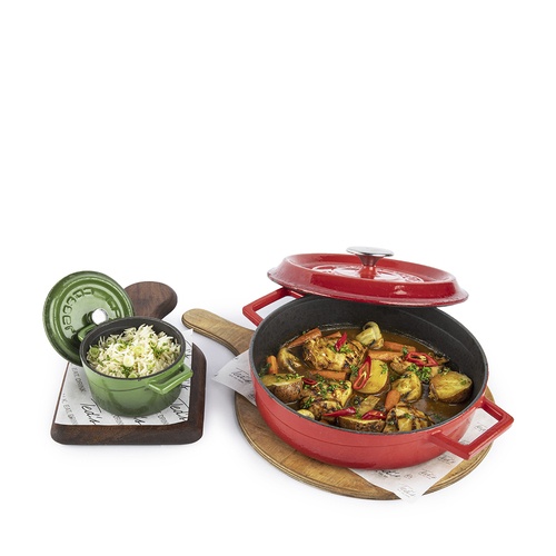 Grilled Chicken Curry Cocotte