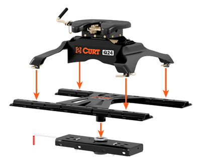 CURT 5th Wheel Adapter Plate 16210