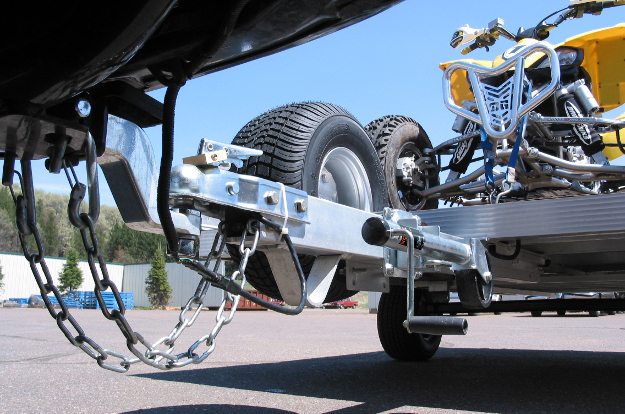 CURT trailer wiring on truck towing ATV trailer CURT trailer wiring on truck towing ATV trailer