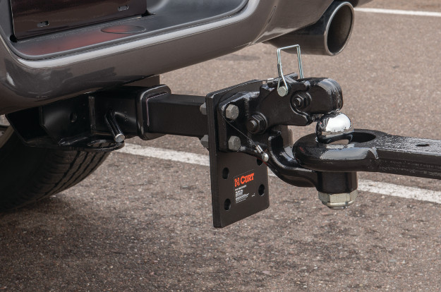 CURT pintle mount hitch ball combination