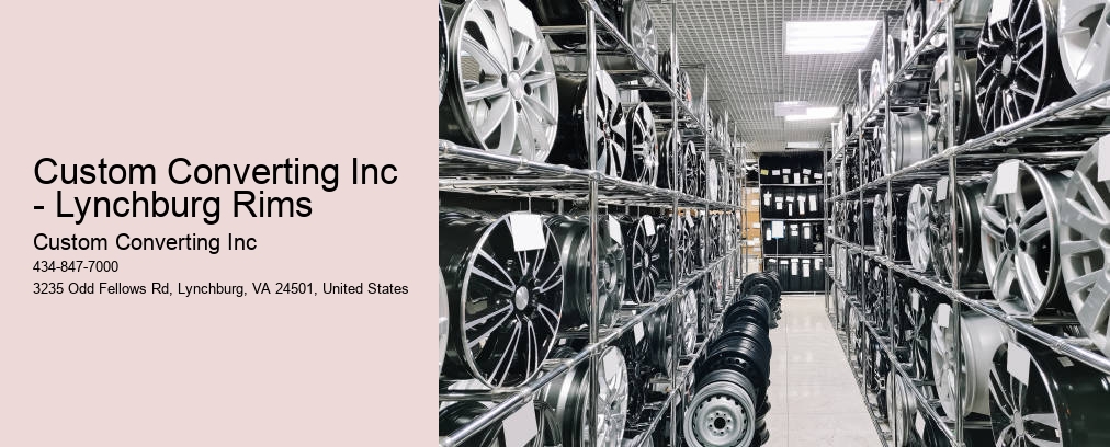 Custom Converting Inc  - Lynchburg Rims
