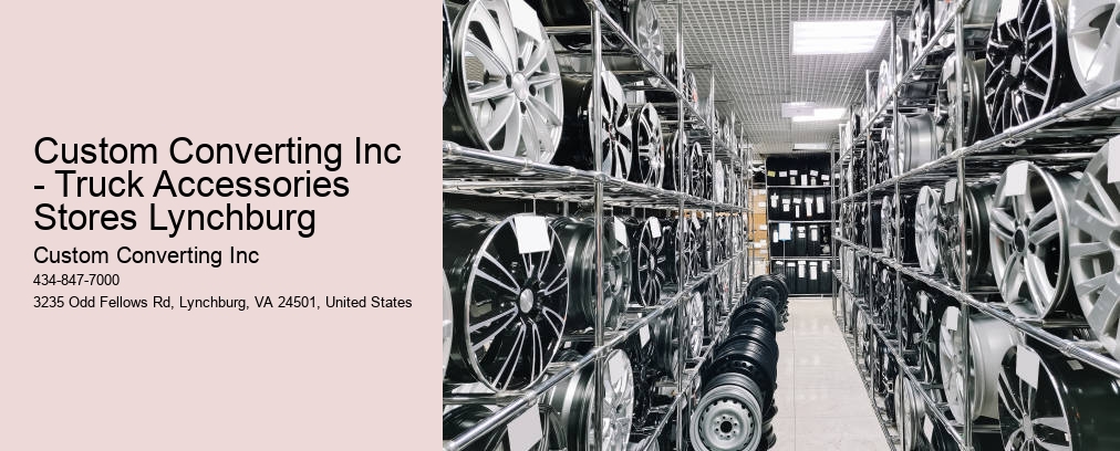 Custom Converting Inc  - Truck Accessories Stores Lynchburg