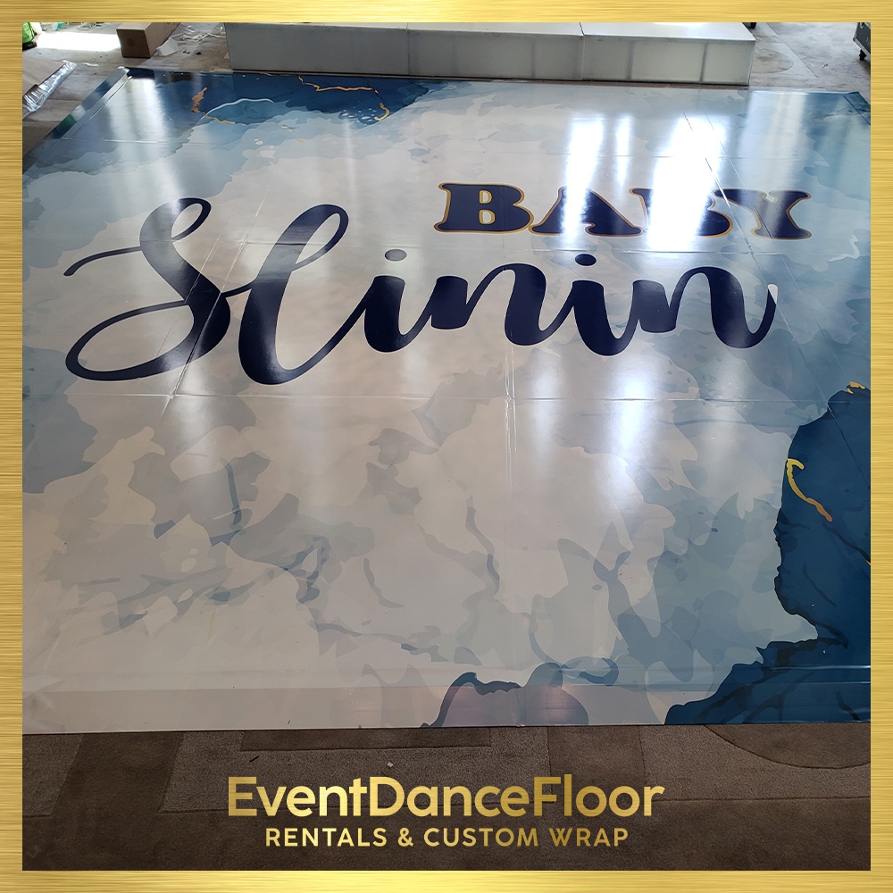 Can dance floor wraps be easily customized to fit different stage sizes and shapes?