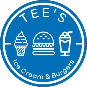 Tee's Ice Cream & Burgers Logo