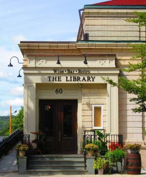The Library Wine Bar & Bistro Logo