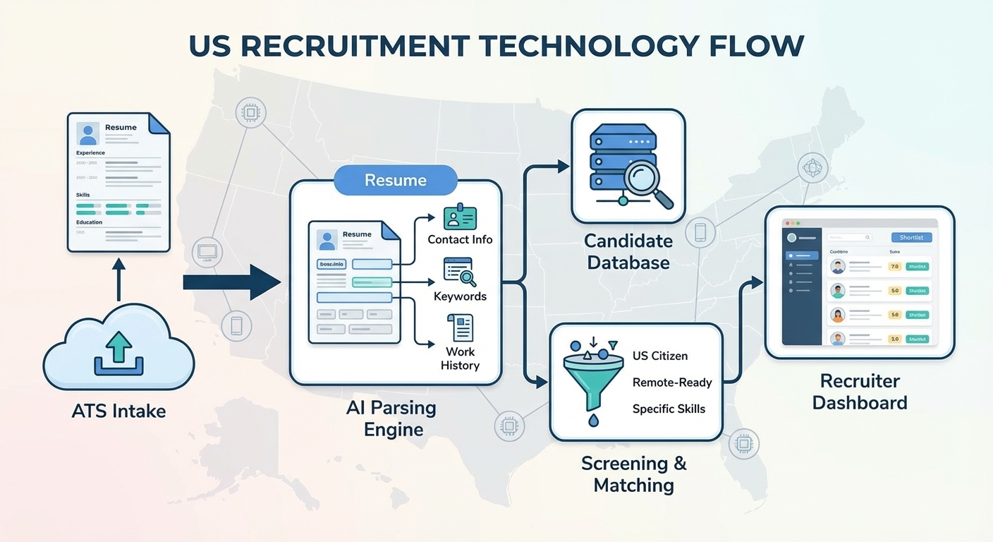 ATS-friendly resume formatting for US recruitment agencies ensuring clean structure and readability