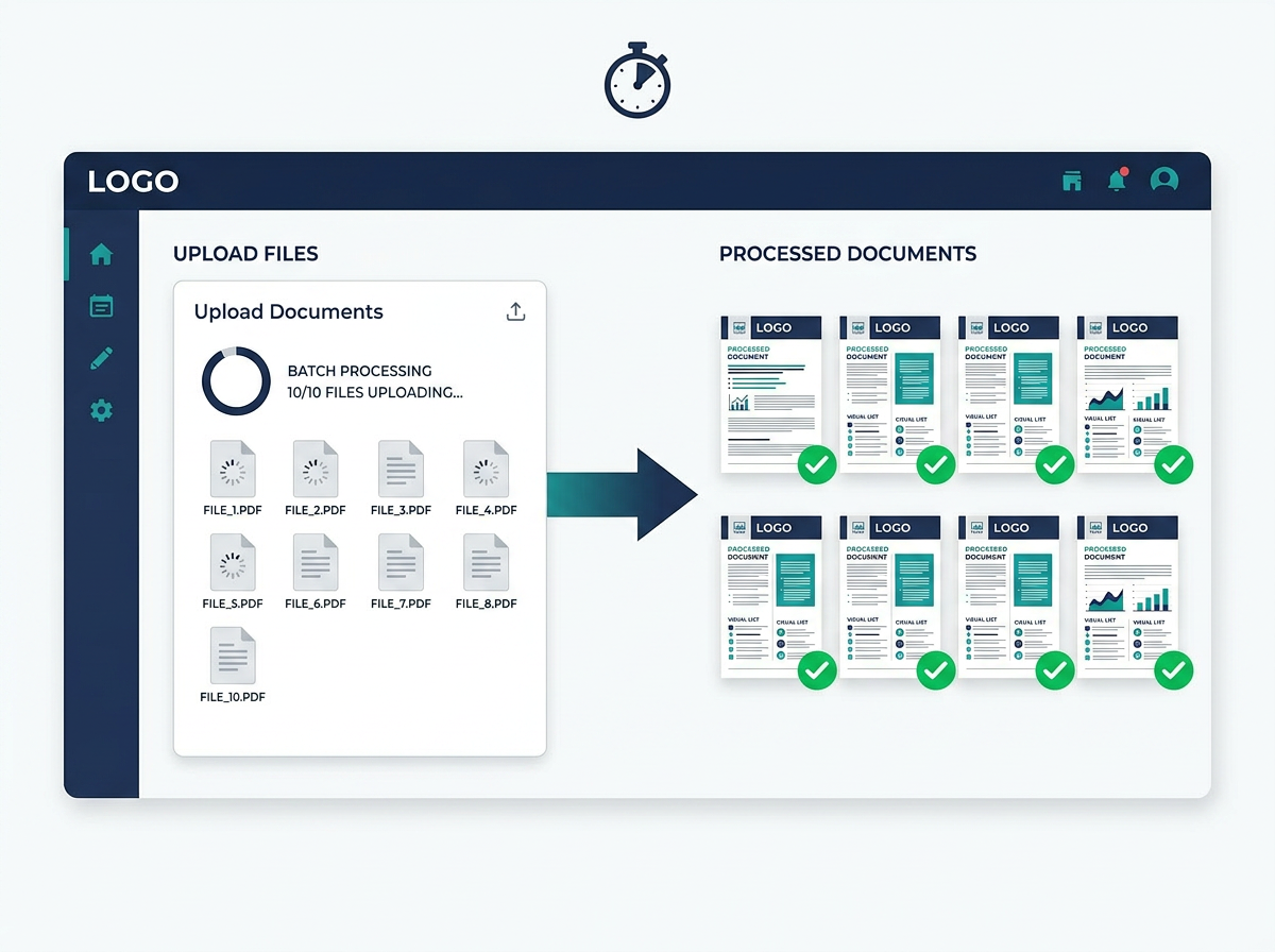 CVFormatter bulk resume formatting software processing up to 10 CVs in one batch for recruitment agencies in minutes