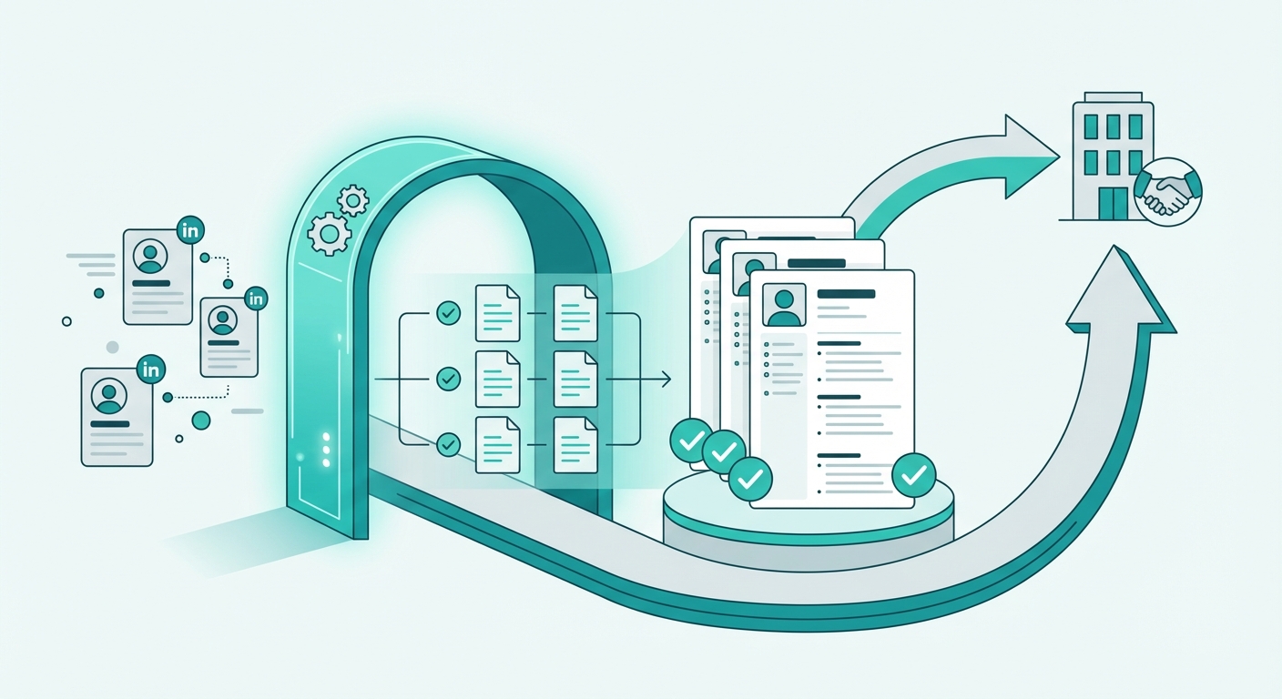 LinkedIn resume builder as a competitive advantage for recruitment agencies