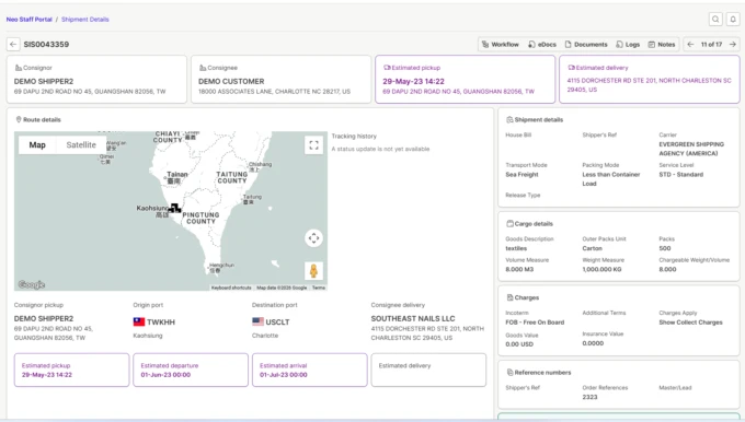 Cargo Wise Neo Screenshot 3 Cropped