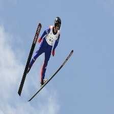 Ski jumping image classifcation dataset for machine learning