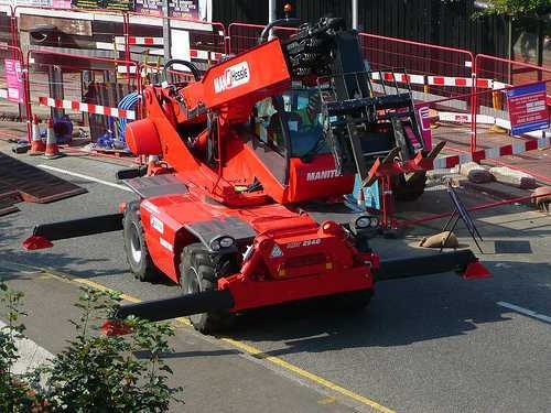 image of forklift