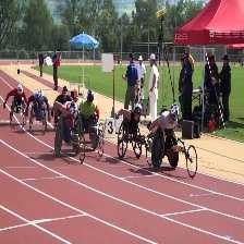 Wheelchair racing image classifcation dataset for machine learning