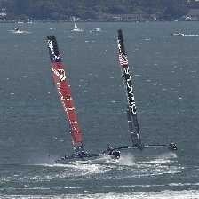 Sailboat racing image classifcation dataset for machine learning