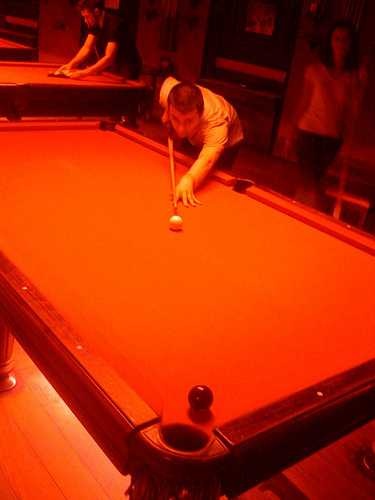 Pool table image classifcation dataset for machine learning