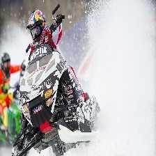 Snowmobile racing image classifcation dataset for machine learning