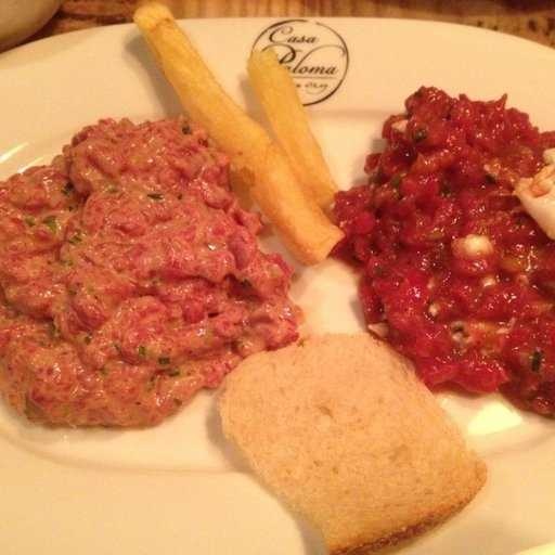 Beef tartare image classifcation dataset for machine learning
