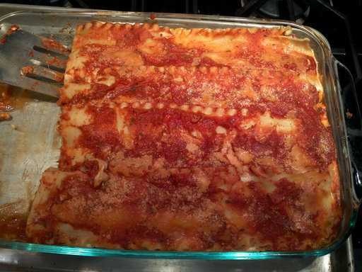 Lasagna image classifcation dataset for machine learning