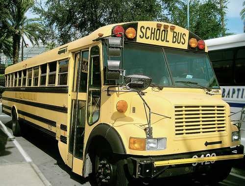 School bus image classifcation dataset for machine learning