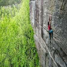 Rock climbing image classifcation dataset for machine learning
