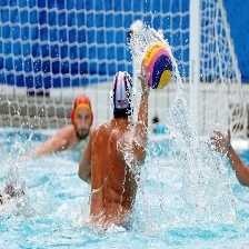 Water polo image classifcation dataset for machine learning
