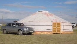 image of yurt