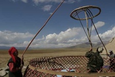 image of yurt