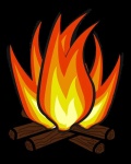 image of campfire
