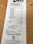 image of receipt