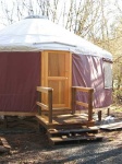 image of yurt