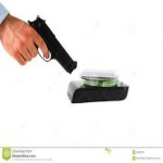 image of handgun