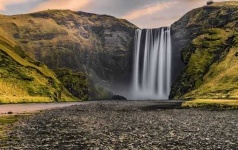 image of waterfall