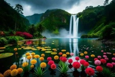 image of waterfall