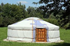 image of yurt