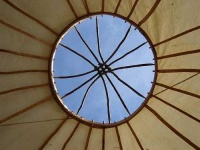 image of yurt