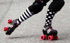 image of rollerskates