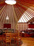 image of yurt