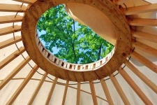 image of yurt